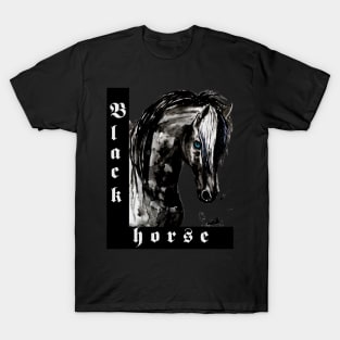 black horse T-Shirt